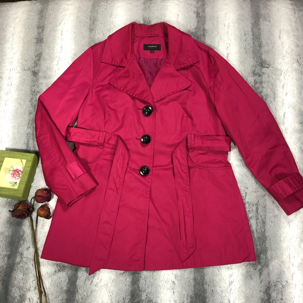 Colebrook trench coat 🧥 bright Pink